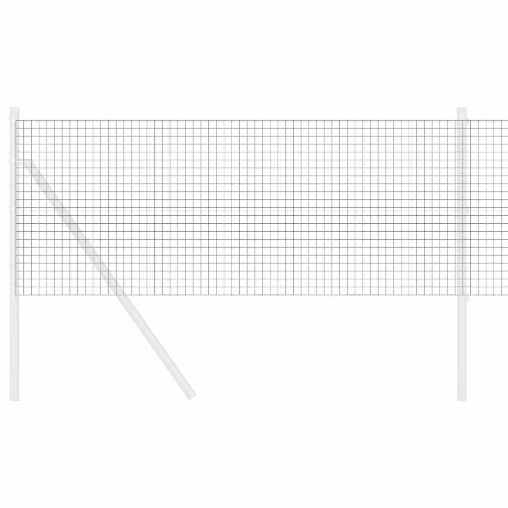Zavarena žičana ograda 10000 x 40 cm Siva