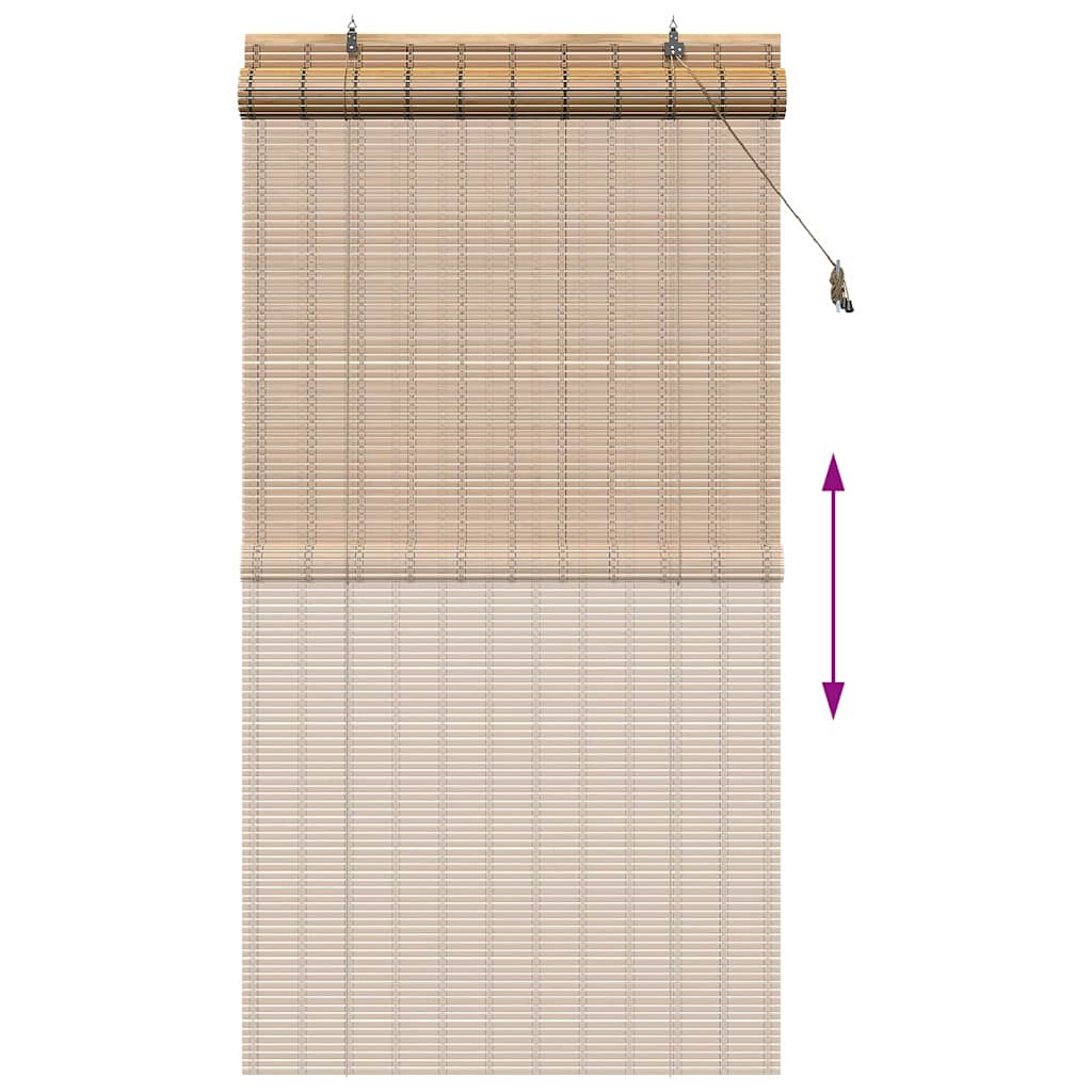 Rolo zavjesa sa zavjesama Priroda 110 x 220 cm bambus