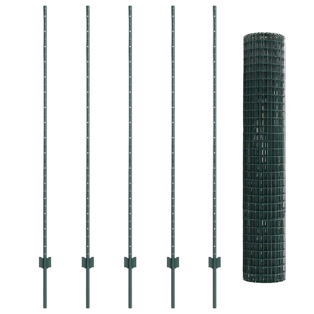 Zavarena žičana ograda 10 x 1,6 m (Š x V) Čelik premazan PVC-om
