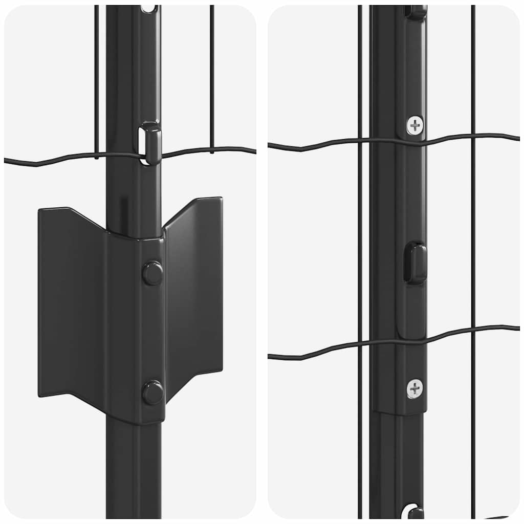 Zavarena žičana ograda 25 x 1,2 m (Š x V) Čelik premazan PVC-om