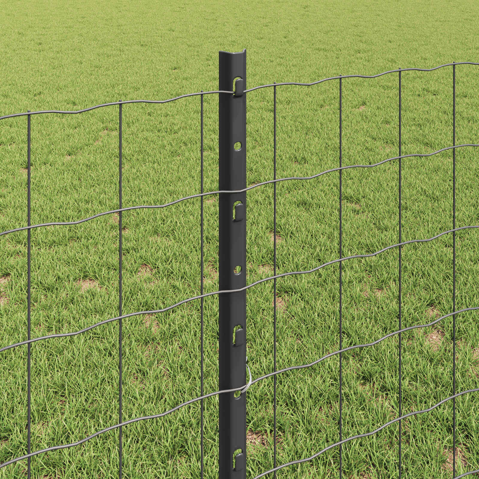 Zavarena žičana ograda 25 x 0,8 m (Š x V) Čelik premazan PVC-om
