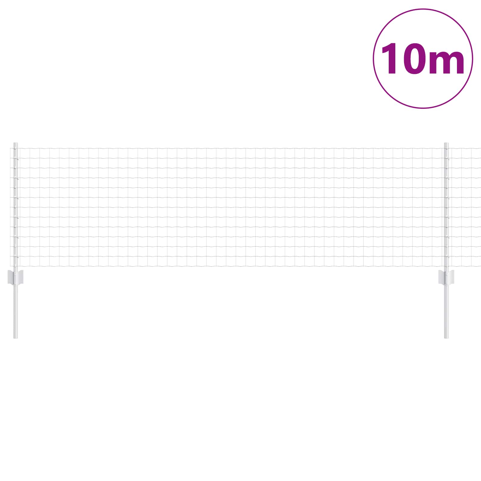 Zavarena žičana ograda 10 x 0,6 m (Š x V) Vruće pocinčani čelik