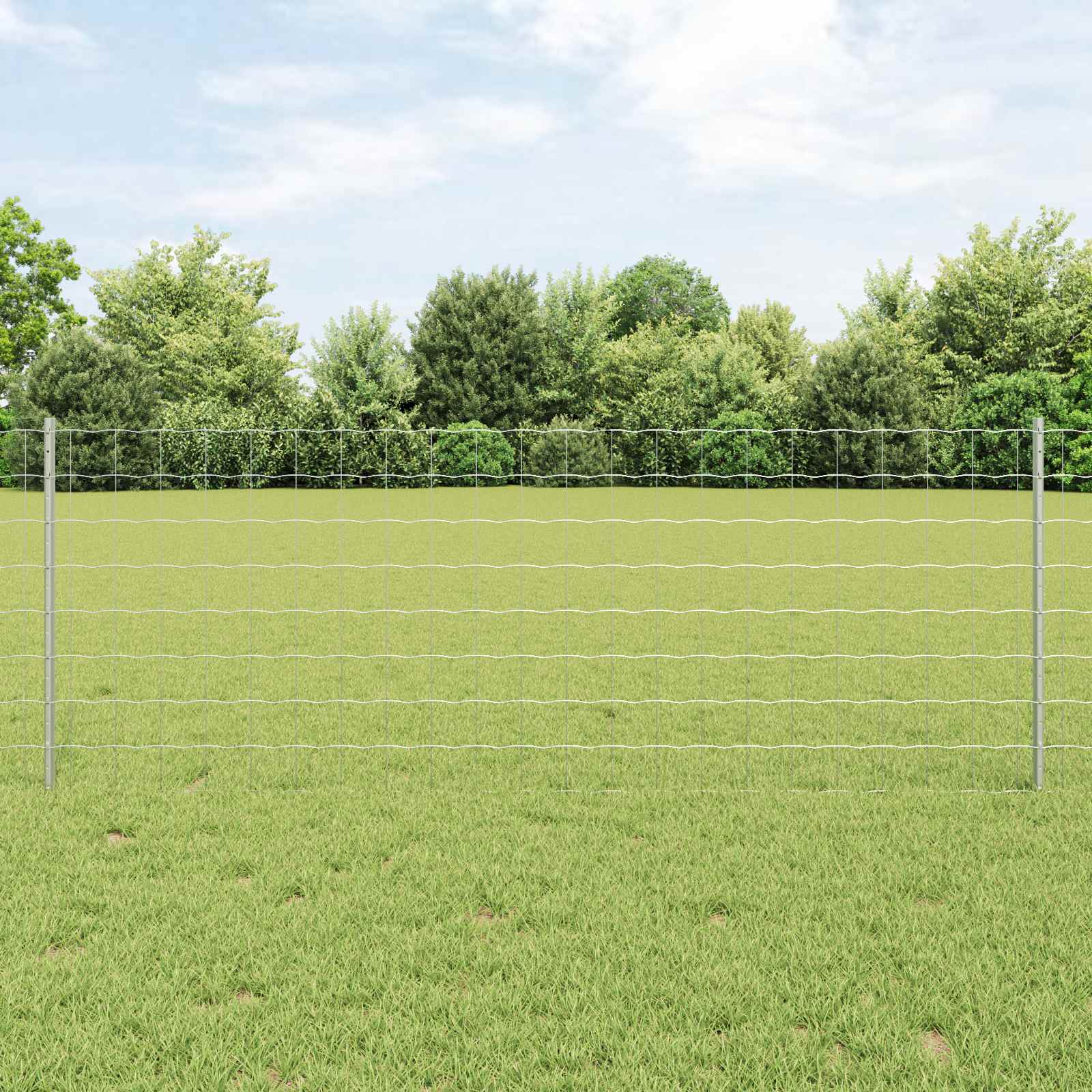 Zavarena žičana ograda 10 x 0,8 m (Š x V) Vruće pocinčani čelik