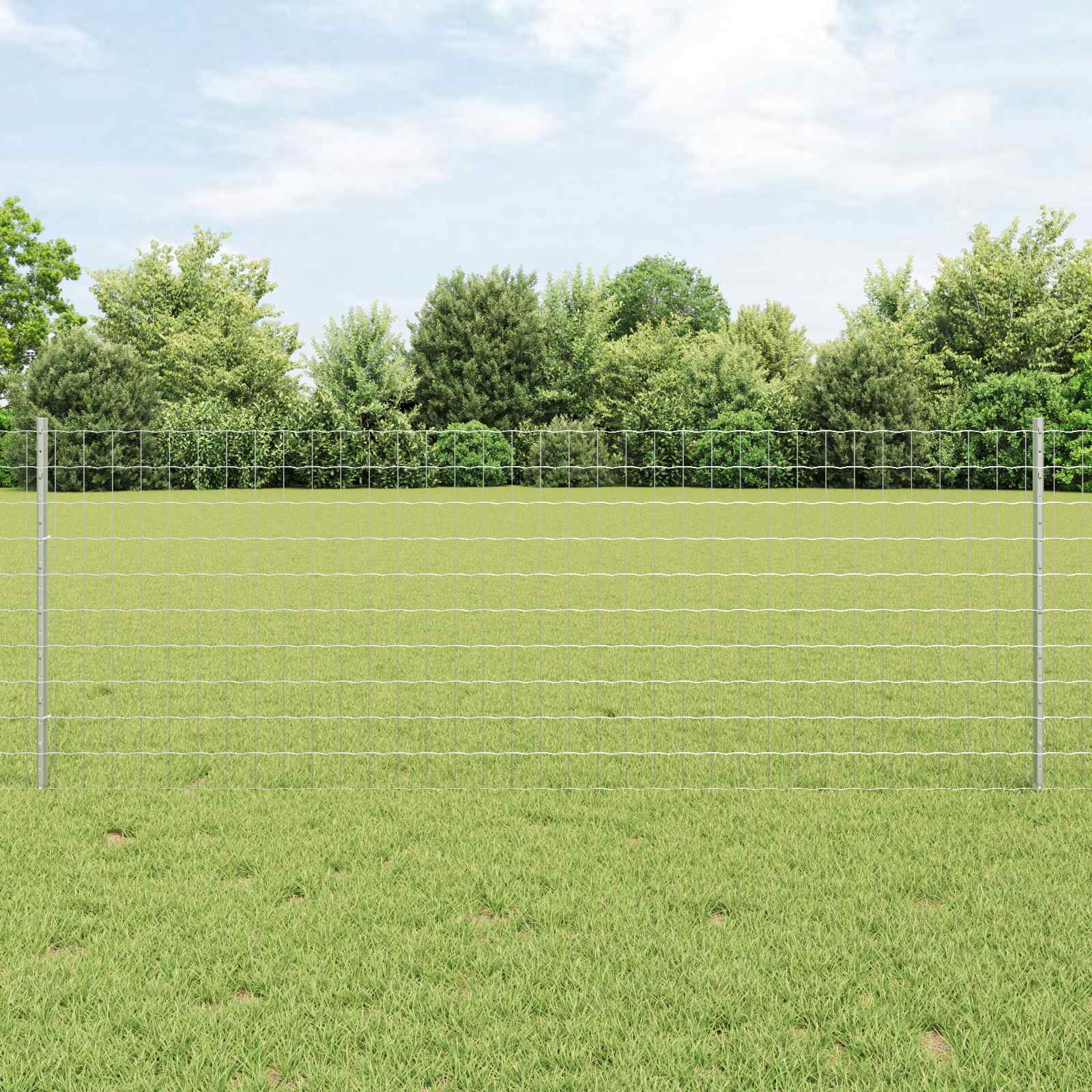 Zavarena žičana ograda 10 x 0,8 m (Š x V) Vruće pocinčani čelik