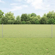 Zavarena žičana ograda s postom 50 x 0,6 m Srebrna Mreža
