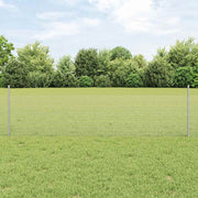 Zavarena žičana ograda s postom 100 x 0,5 m Srebrna Mreža