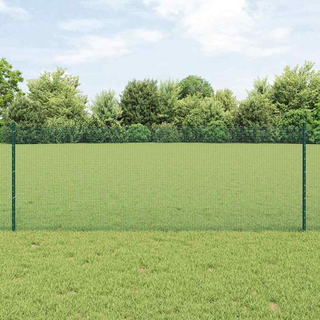 Zavarena žičana ograda s postom 10 x 0,8 m Zelena Mreža