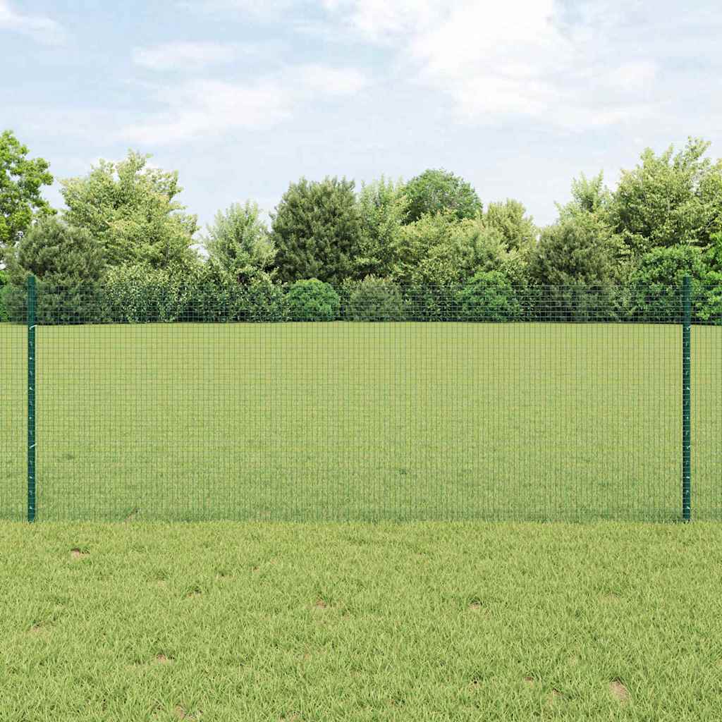 Zavarena žičana ograda s postom 10 x 0,8 m Zelena Mreža