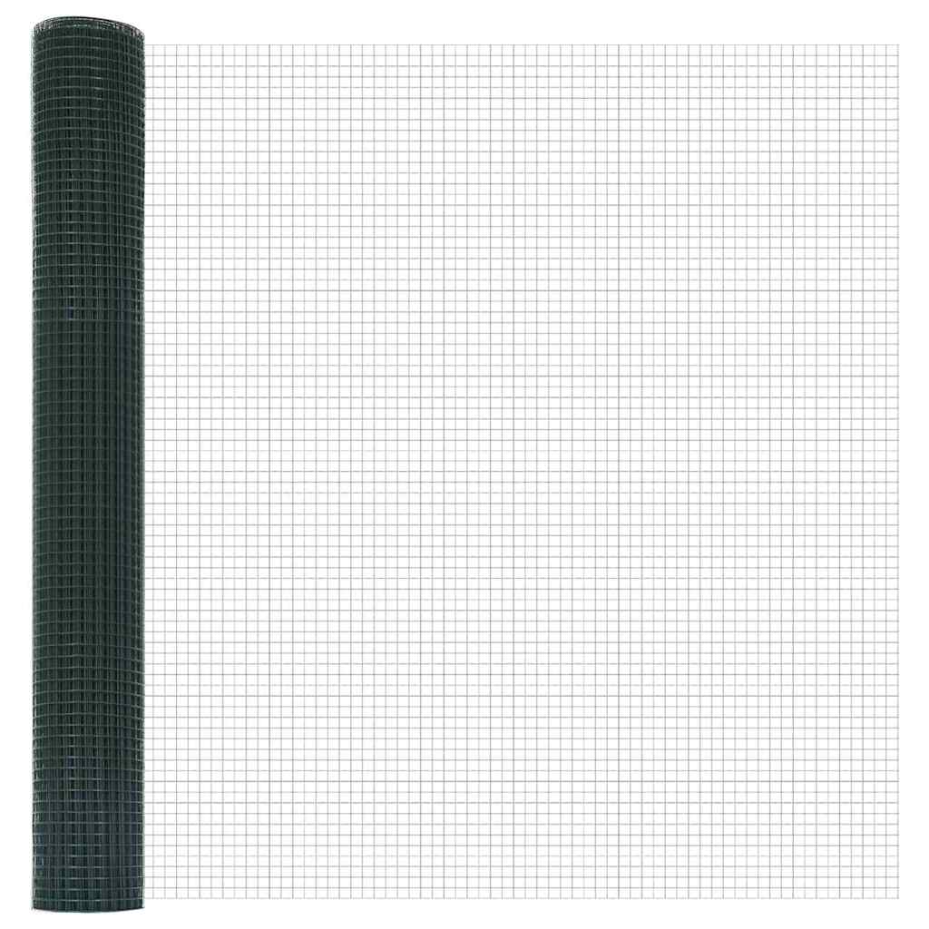 Zavarena žičana ograda s postom 10 x 1,2 m Zelena Mreža