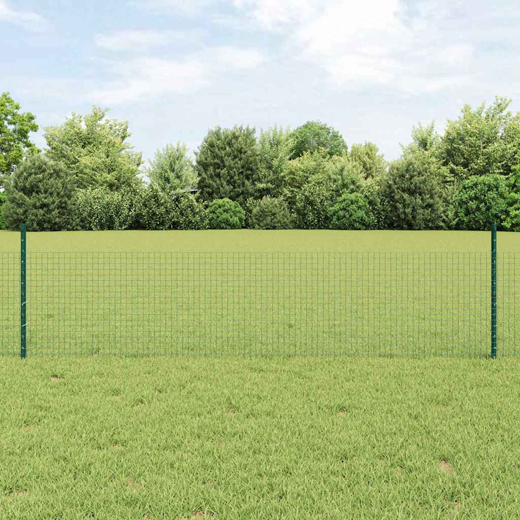 Zavarena žičana ograda s postom 25 x 0,5 m Zelena Mreža
