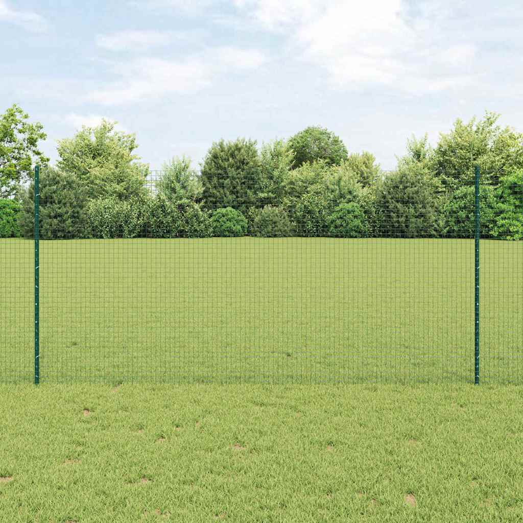 Zavarena žičana ograda s postom 25 x 1,2 m Zelena Mreža