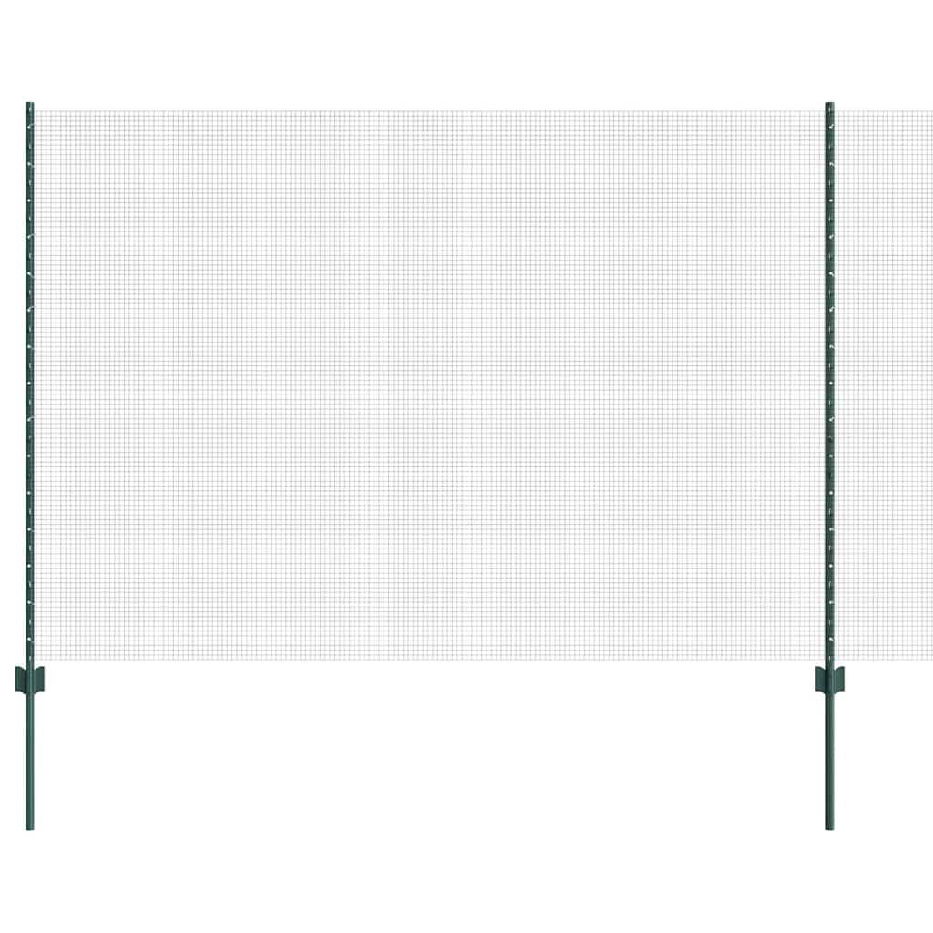 Zavarena žičana ograda s postom 50 x 1,5 m Zelena Mreža
