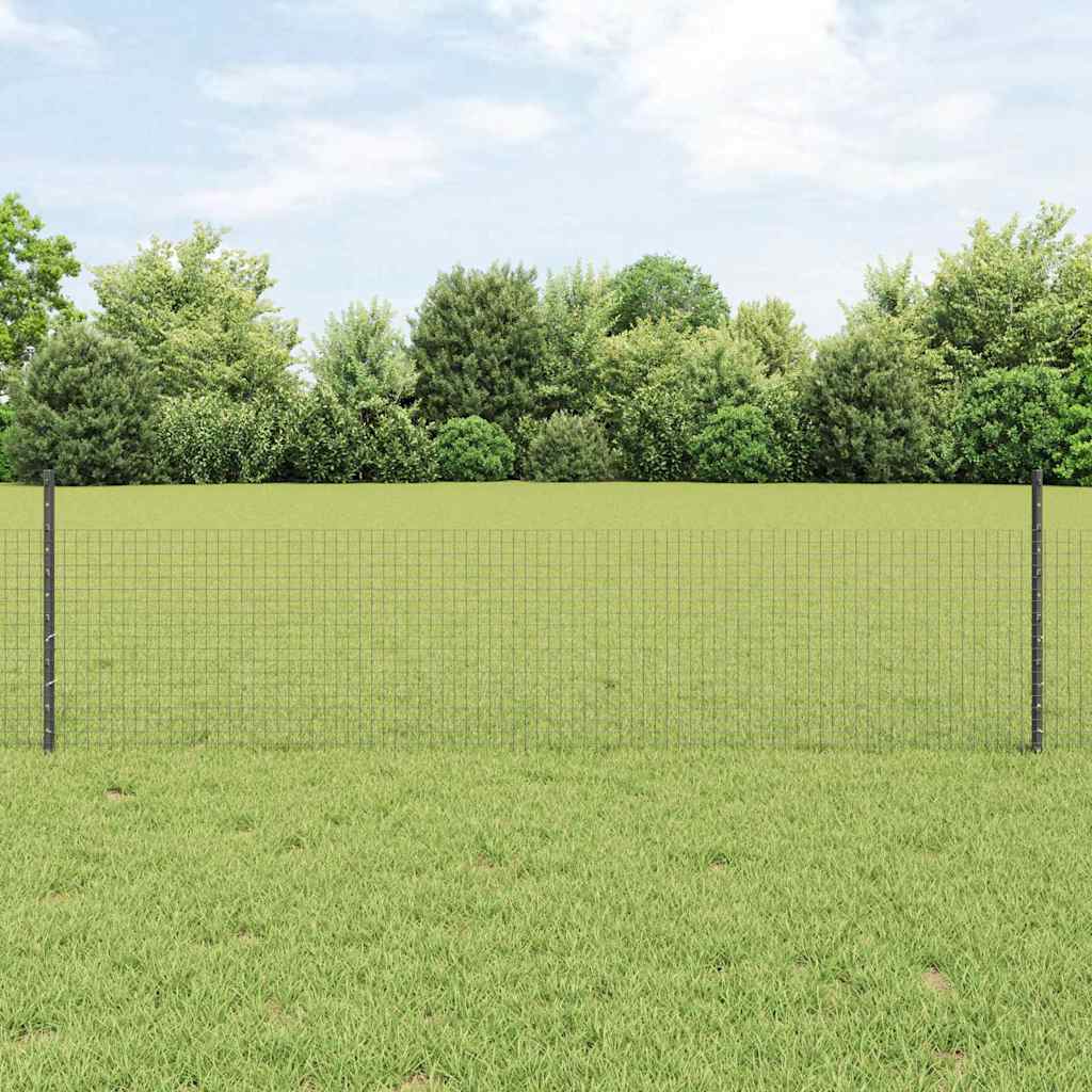 Zavarena žičana ograda s postom 25 x 0,5 m (Š x V)