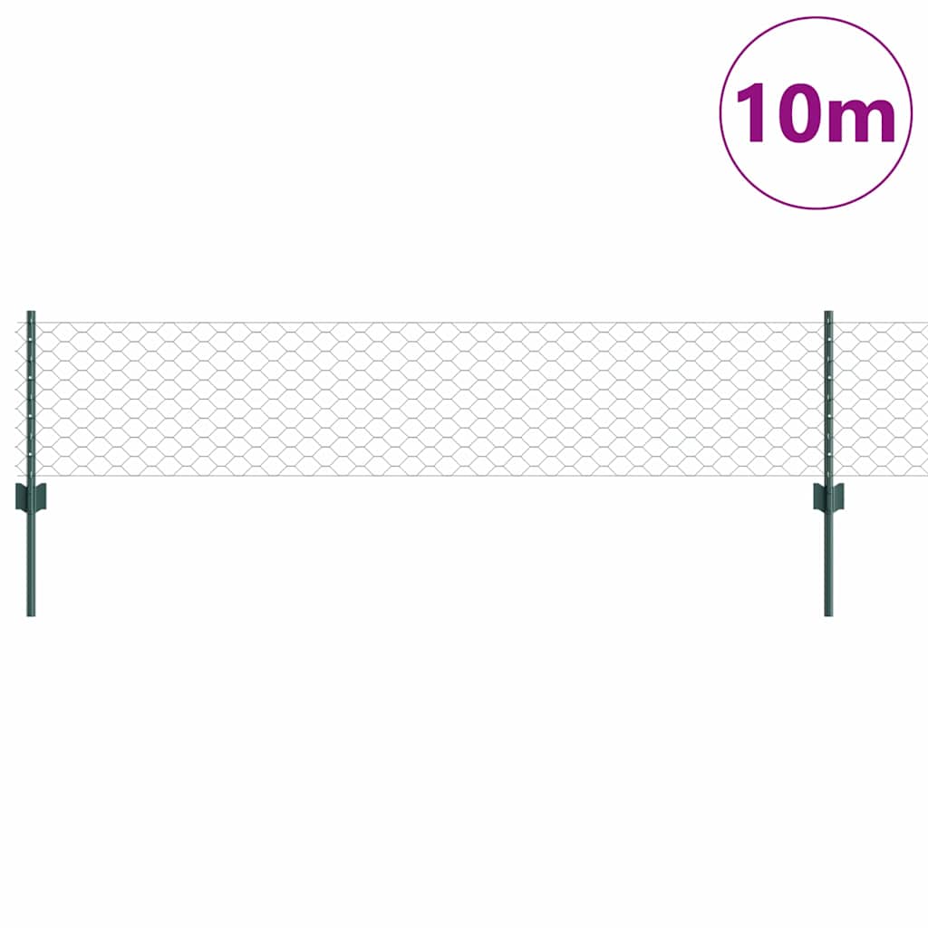Zavarena žičana ograda 10 x 0,4 m (Š x V) Čelik premazan PVC-om