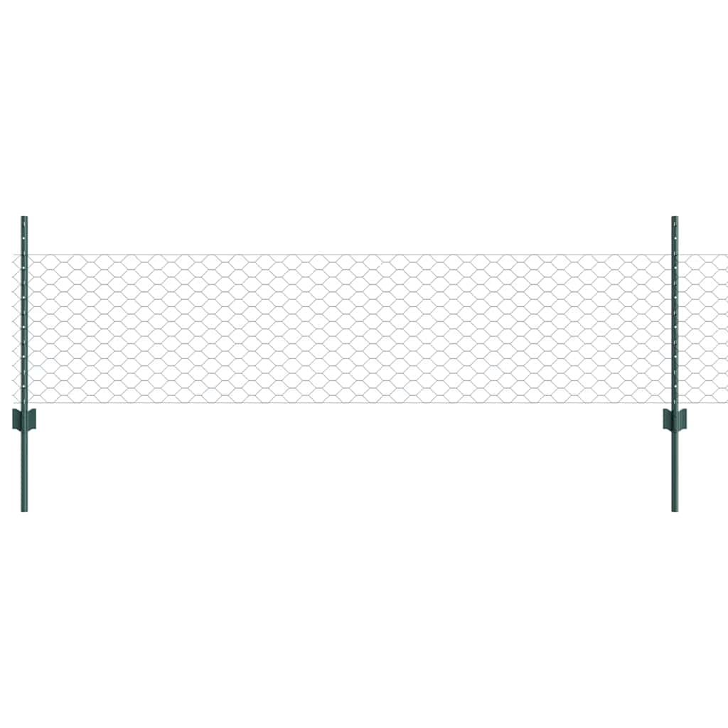 Zavarena žičana ograda 10 x 0,5 m (Š x V) Čelik premazan PVC-om