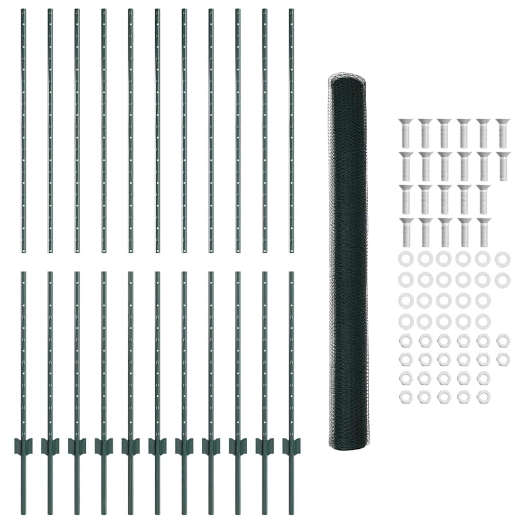Zavarena žičana ograda 25 x 1,5 m (Š x V) Čelik premazan PVC-om