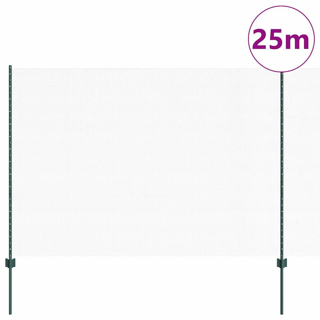 Zavarena žičana ograda 25 x 1,5 m (Š x V) Čelik premazan PVC-om