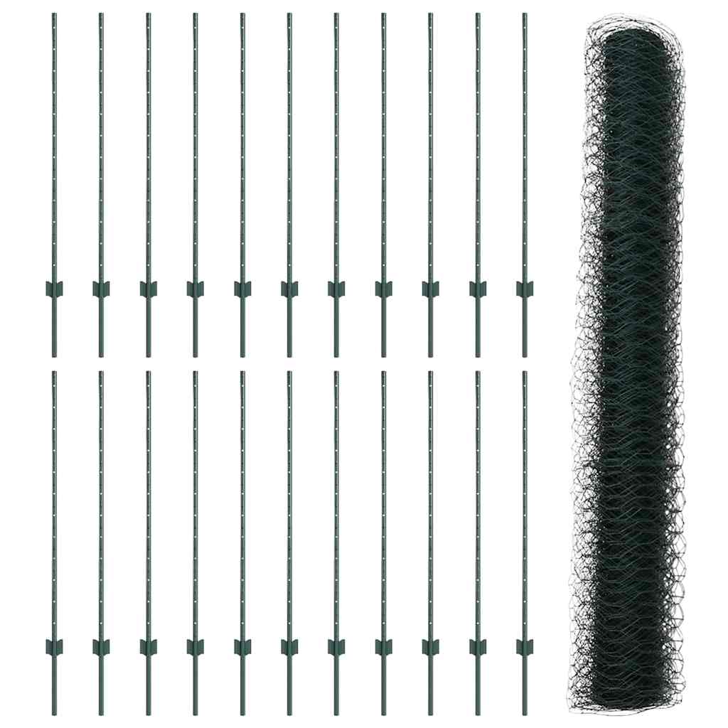 Zavarena žičana ograda 50 x 1,2 m (Š x V) Čelik premazan PVC-om