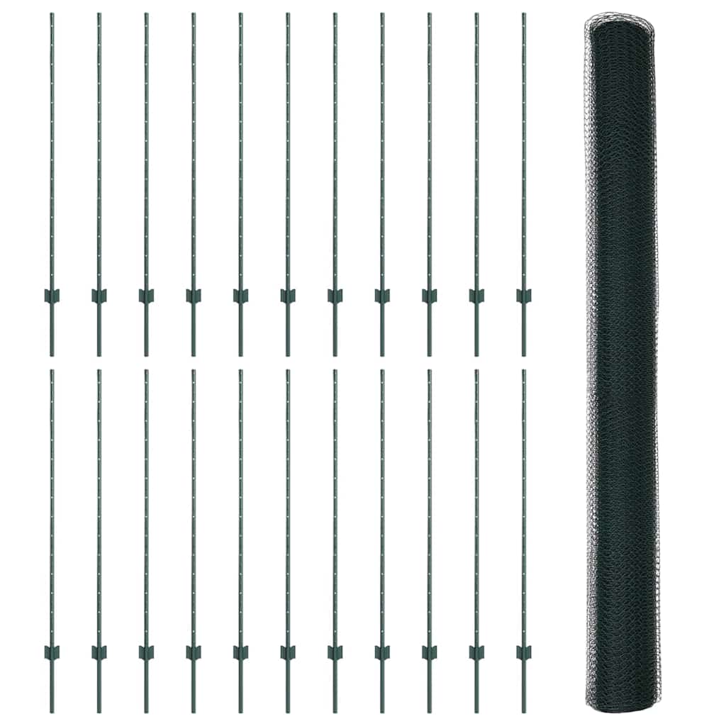 Zavarena žičana ograda 50 x 1,4 m (Š x V) Čelik premazan PVC-om