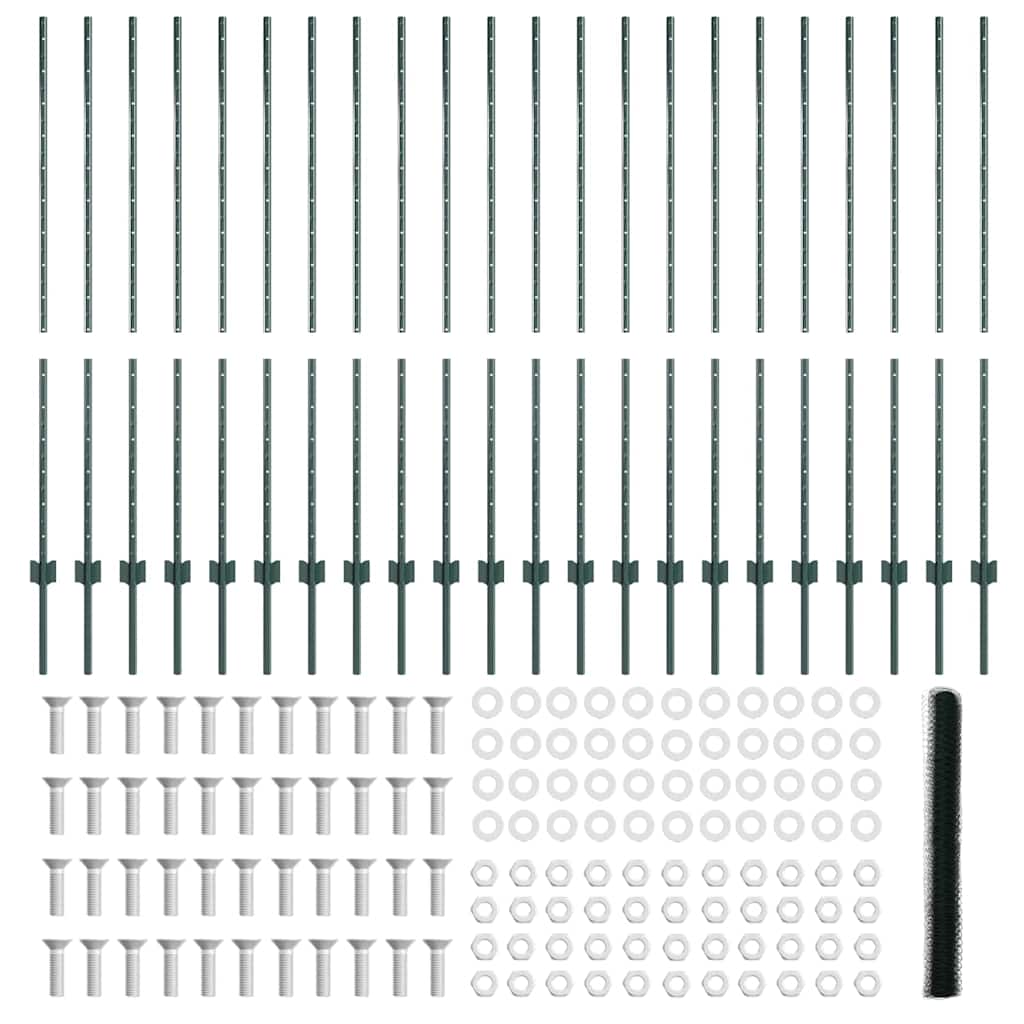 Zavarena žičana ograda 50 x 1,4 m (Š x V) Čelik premazan PVC-om