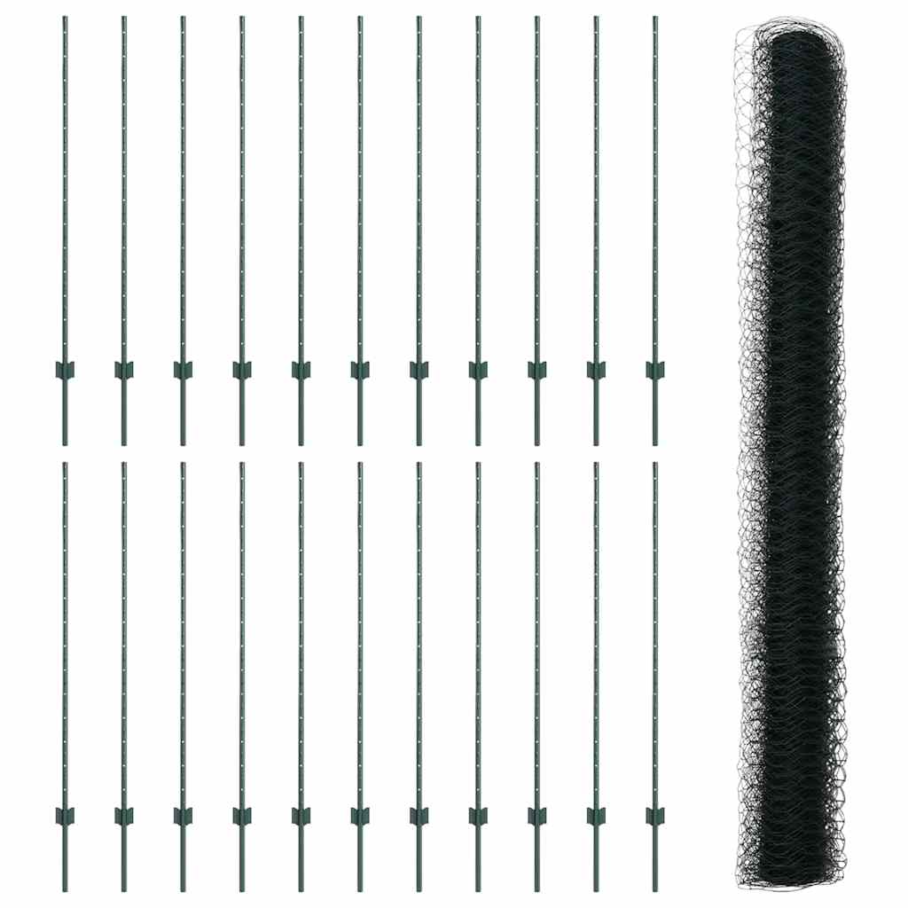 Zavarena žičana ograda 50 x 1,4 m (Š x V) Čelik premazan PVC-om