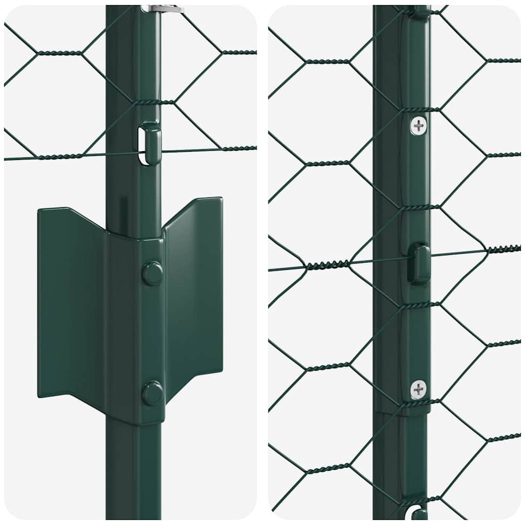 Zavarena žičana ograda 100 x 1 m (Š x V) Čelik premazan PVC-om