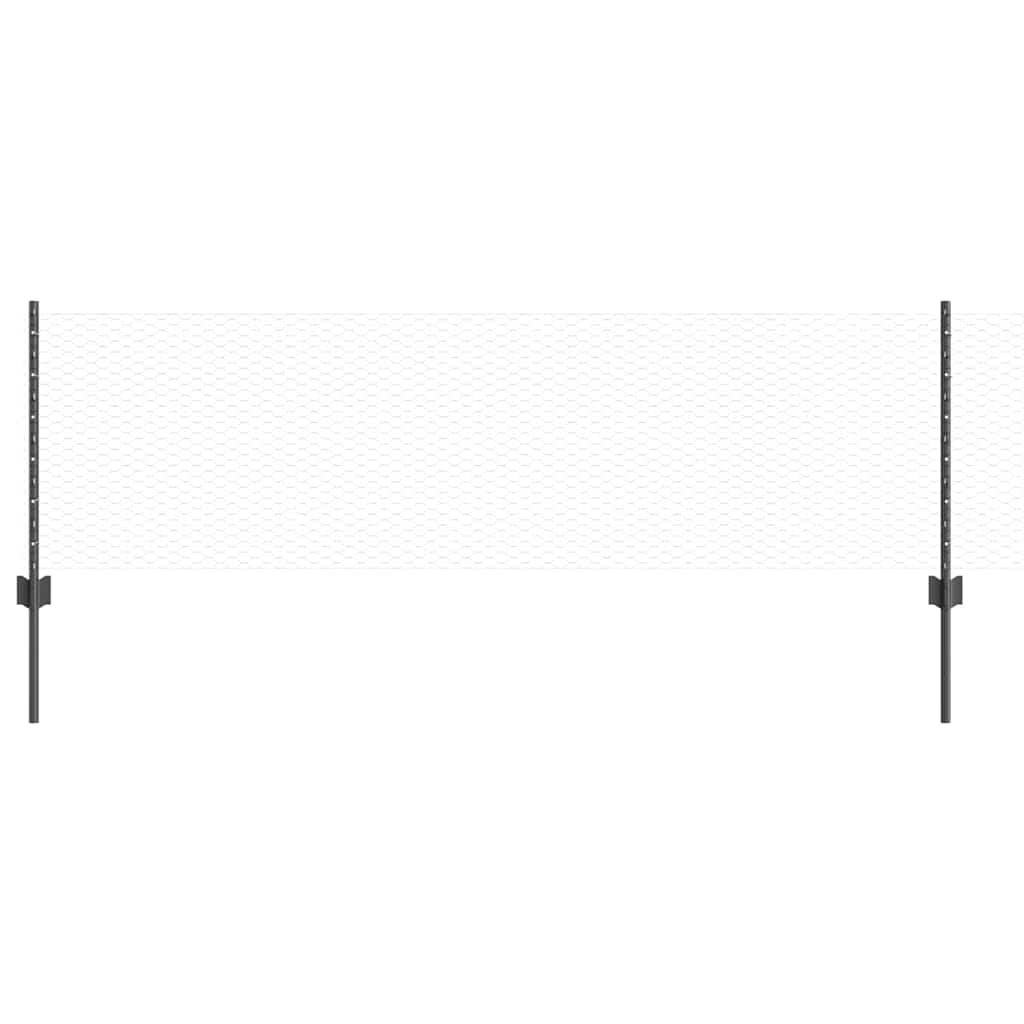 Zavarena žičana ograda 10 x 0,6 m (Š x V) Čelik premazan PVC-om