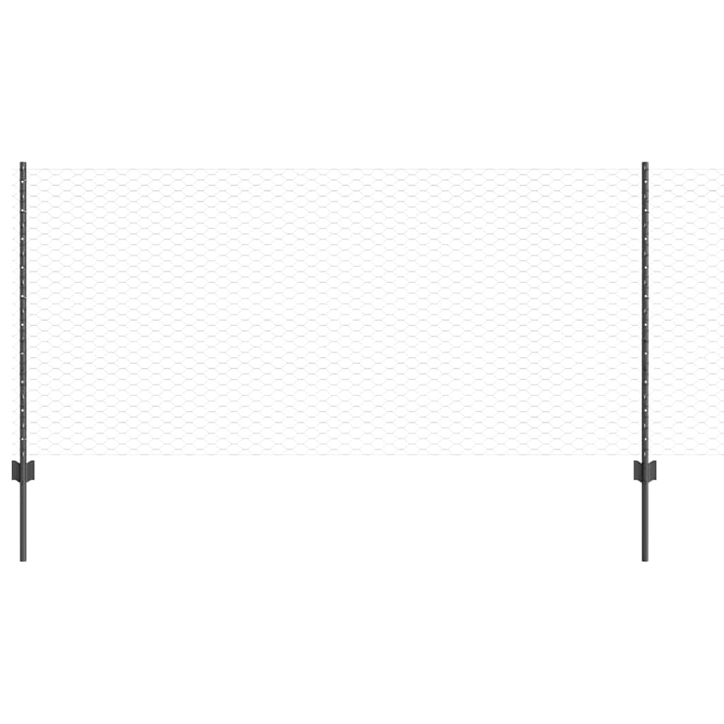 Zavarena žičana ograda 25 x 1 m (Š x V) Čelik premazan PVC-om