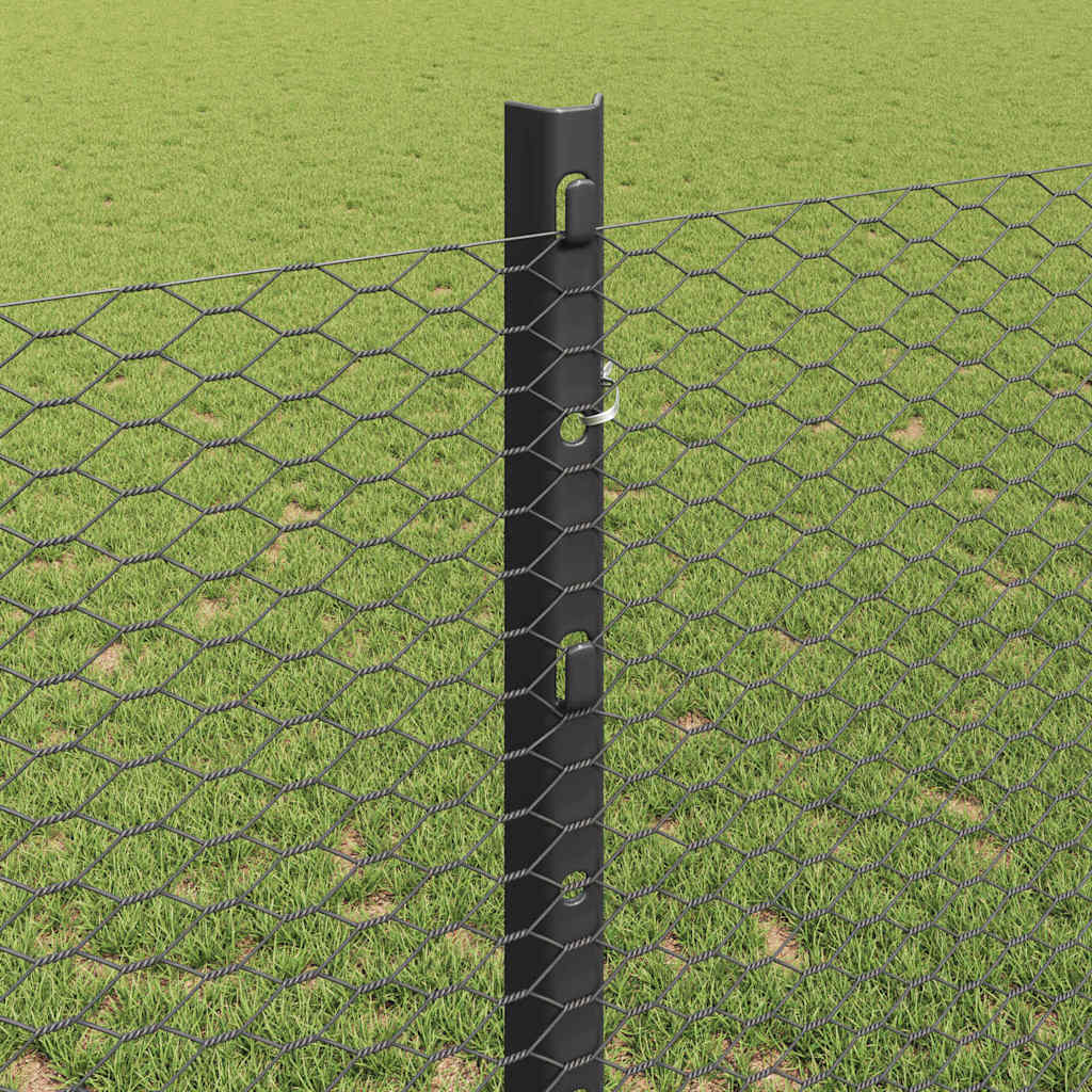 Zavarena žičana ograda 25 x 1,2 m (Š x V) Čelik premazan PVC-om