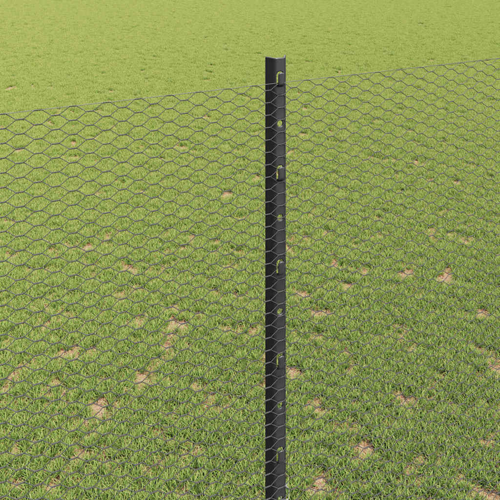 Zavarena žičana ograda 25 x 1,5 m (Š x V) Čelik premazan PVC-om