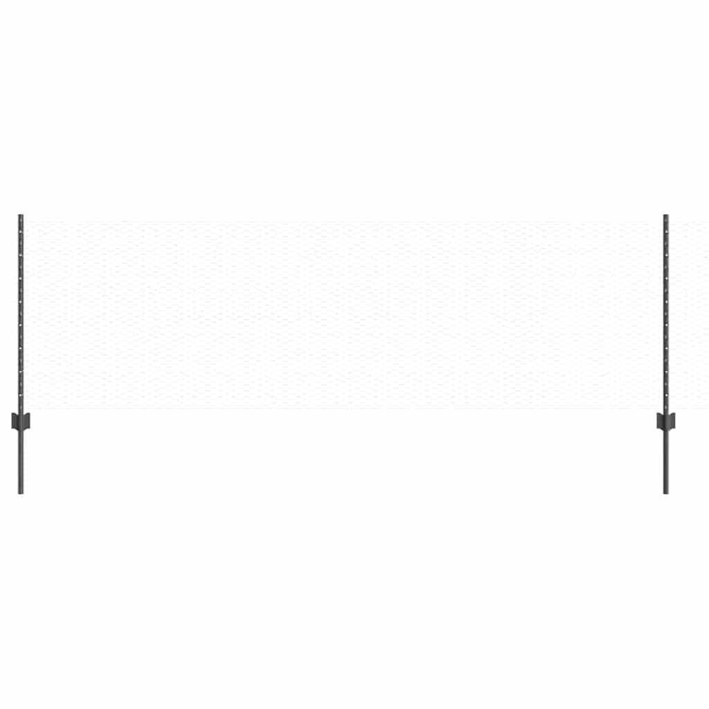 Zavarena žičana ograda 50 x 0,8 m (Š x V) Čelik premazan PVC-om