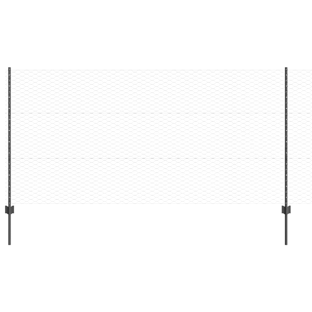 Zavarena žičana ograda 50 x 1,2 m (Š x V) Čelik premazan PVC-om