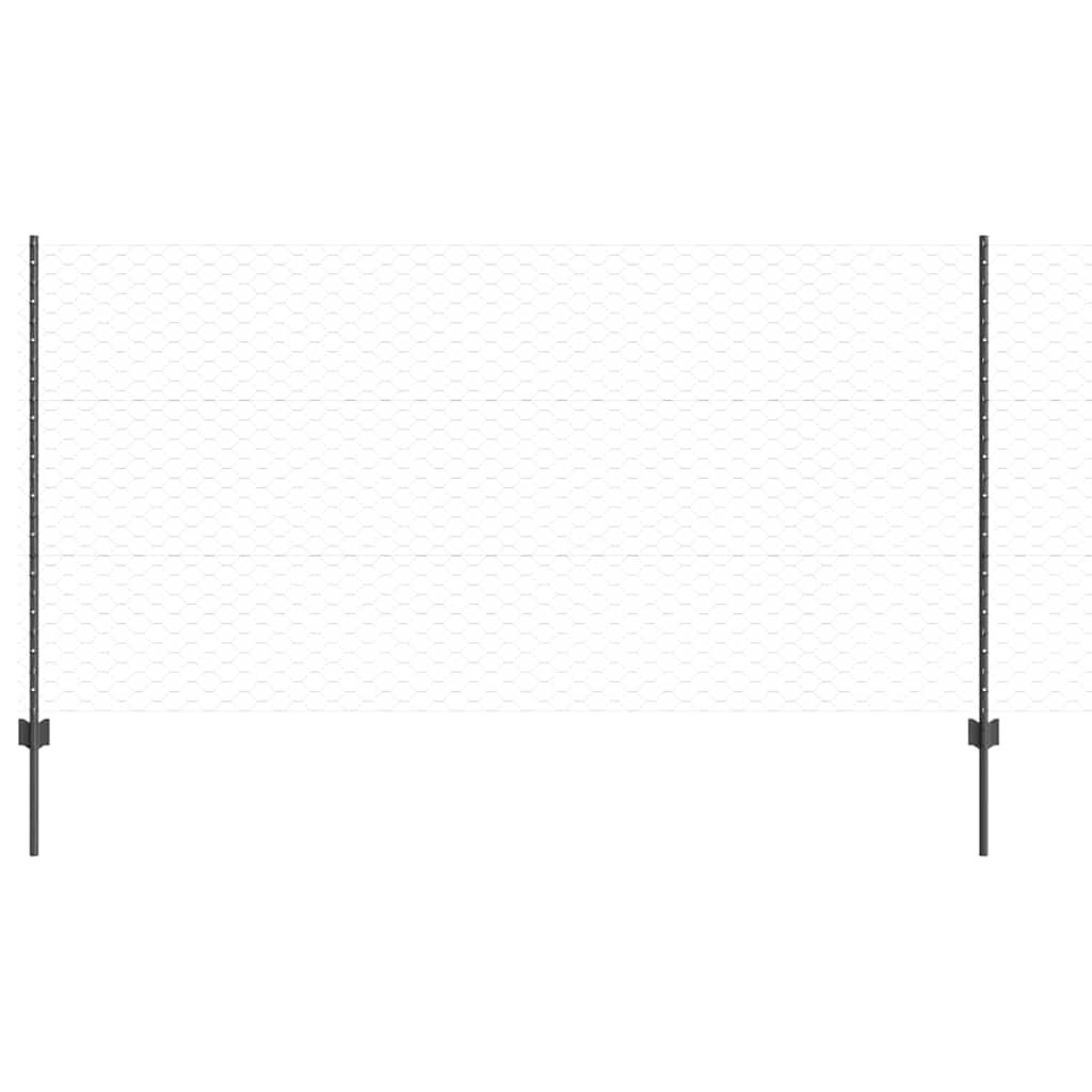 Zavarena žičana ograda 50 x 1,2 m (Š x V) Čelik premazan PVC-om