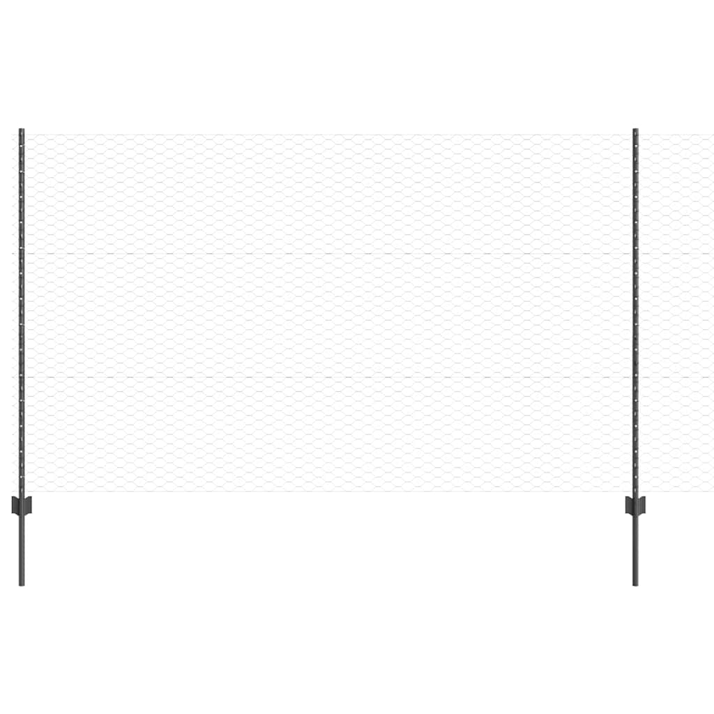 Zavarena žičana ograda 50 x 1,4 m (Š x V) Čelik premazan PVC-om