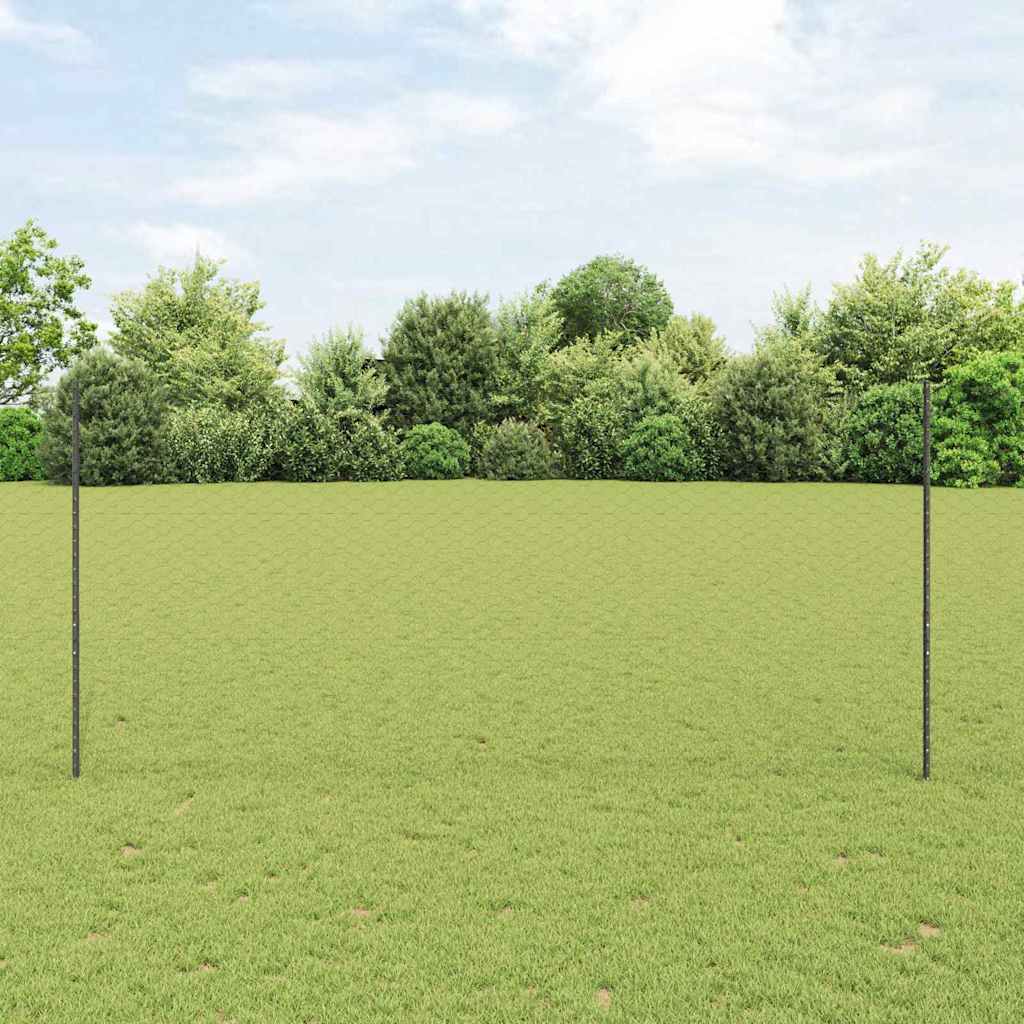 Zavarena žičana ograda 50 x 1,4 m (Š x V) Čelik premazan PVC-om