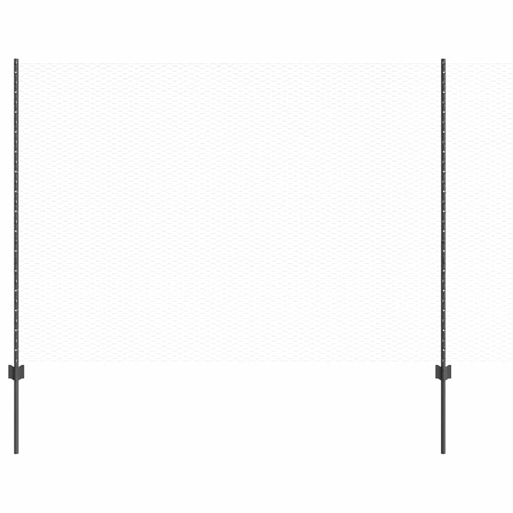 Zavarena žičana ograda 50 x 1,6 m (Š x V) Čelik premazan PVC-om