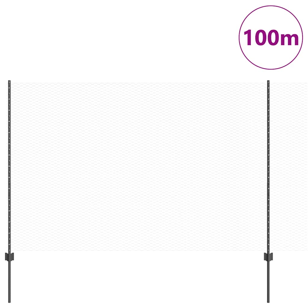 Zavarena žičana ograda 100 x 1,5 m (Š x V)