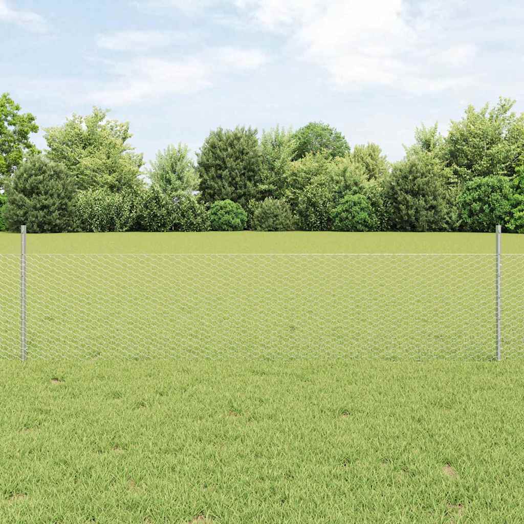 Zavarena žičana ograda 10 x 0,5 m (Š x V) Vruće pocinčani čelik