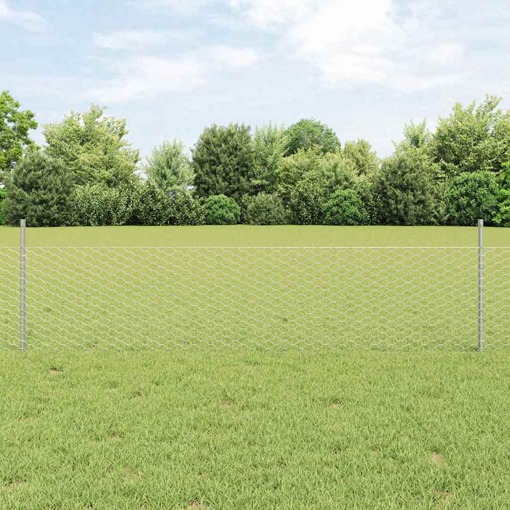 Zavarena žičana ograda 10 x 0,5 m (Š x V) Vruće pocinčani čelik