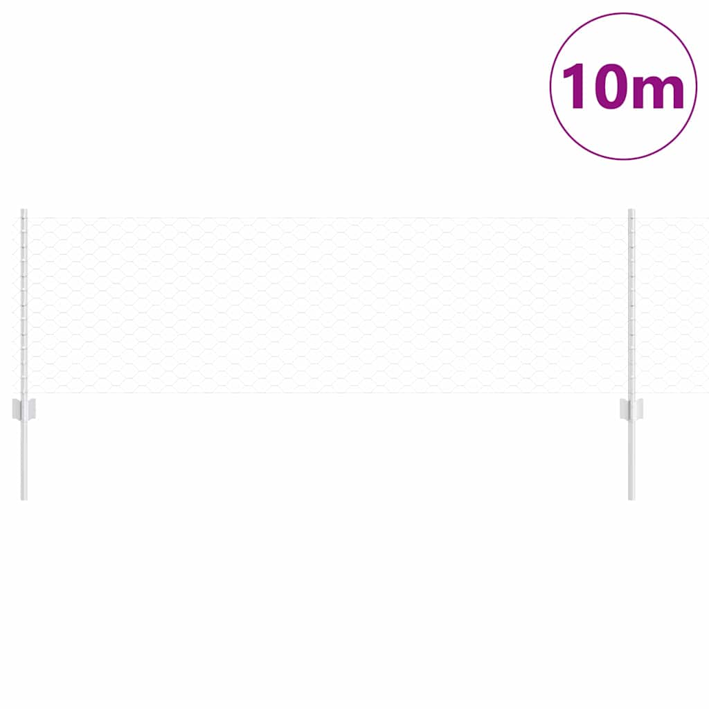 Zavarena žičana ograda 10 x 0,6 m (Š x V) Vruće pocinčani čelik