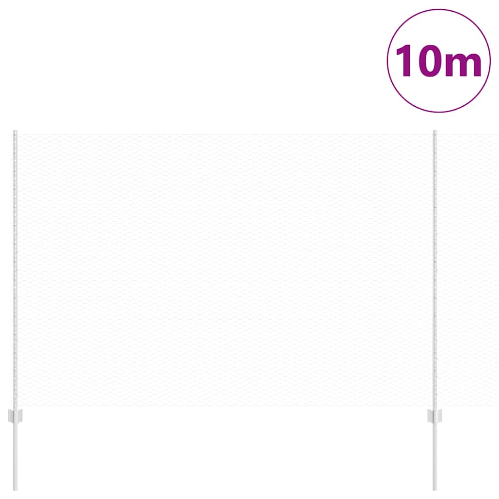 Zavarena žičana ograda 10 x 1,5 m (Š x V) Vruće pocinčani čelik