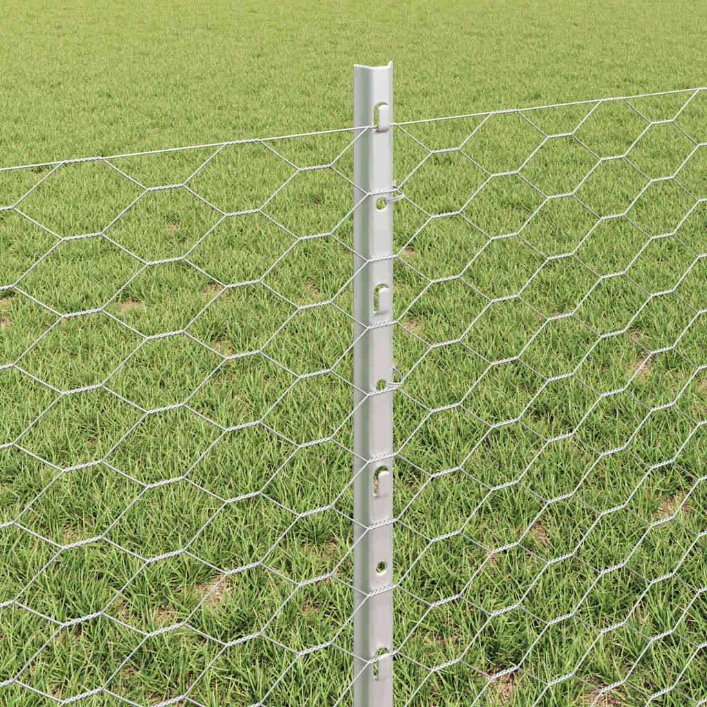 Zavarena žičana ograda 25 x 0,6 m (Š x V) Vruće pocinčani čelik