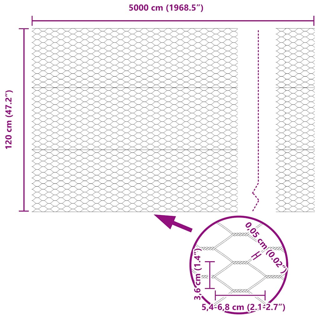 Zavarena žičana ograda 25 x 1,2 m (Š x V) Vruće pocinčani čelik