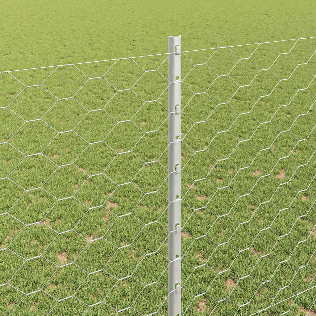 Zavarena žičana ograda 25 x 1,5 m (Š x V) Vruće pocinčani čelik