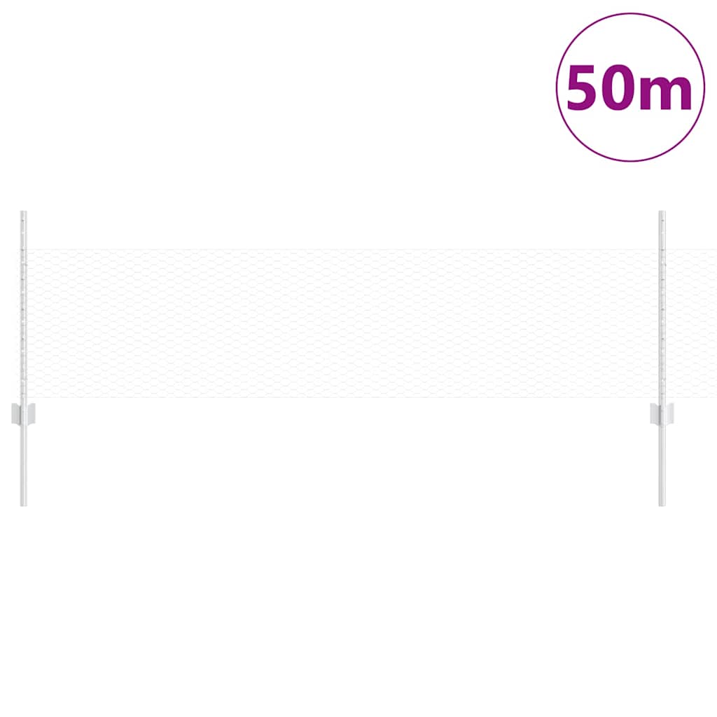 Zavarena žičana ograda 50 x 0,5 m (Š x V) Vruće pocinčani čelik