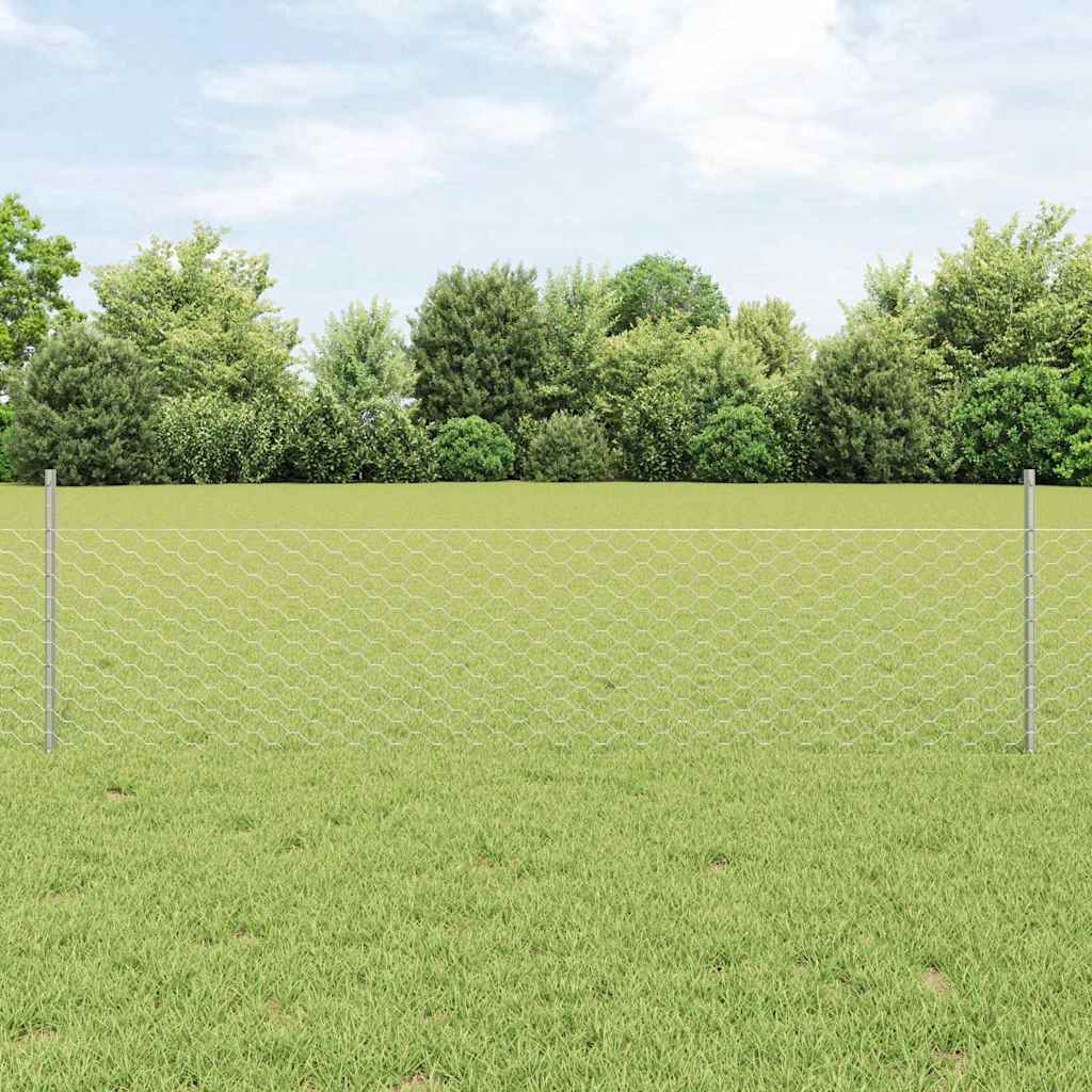 Zavarena žičana ograda 50 x 0,5 m (Š x V) Vruće pocinčani čelik