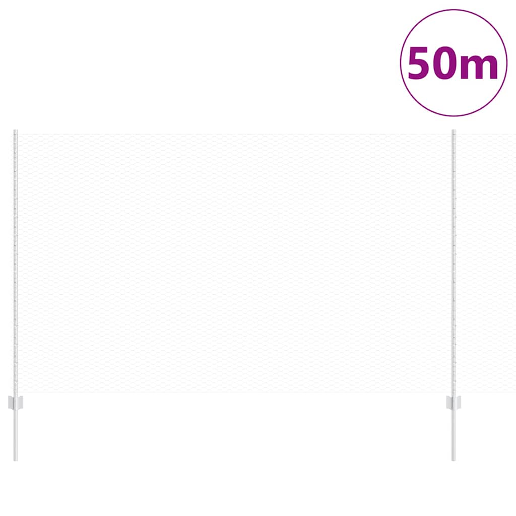 Zavarena žičana ograda 50 x 1,4 m (Š x V) Vruće pocinčani čelik
