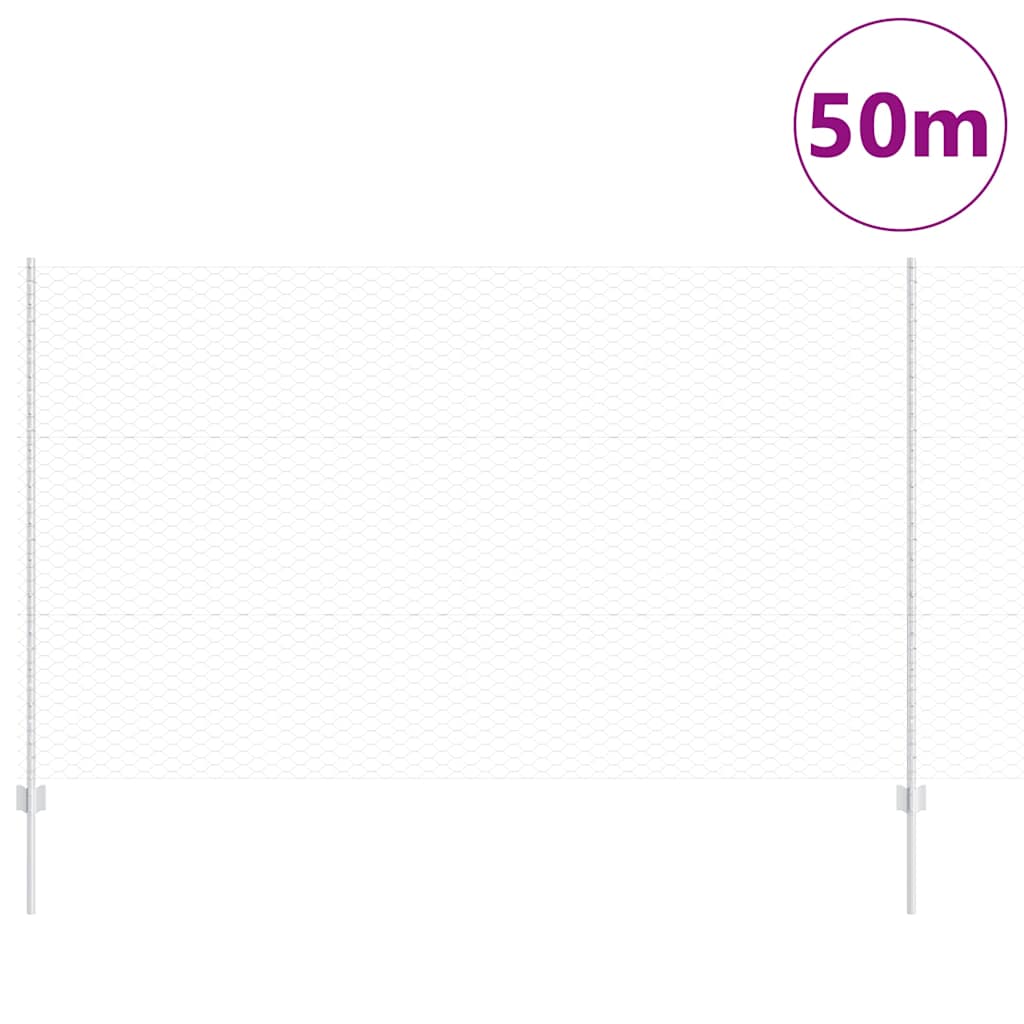 Zavarena žičana ograda 50 x 1,4 m (Š x V) Vruće pocinčani čelik