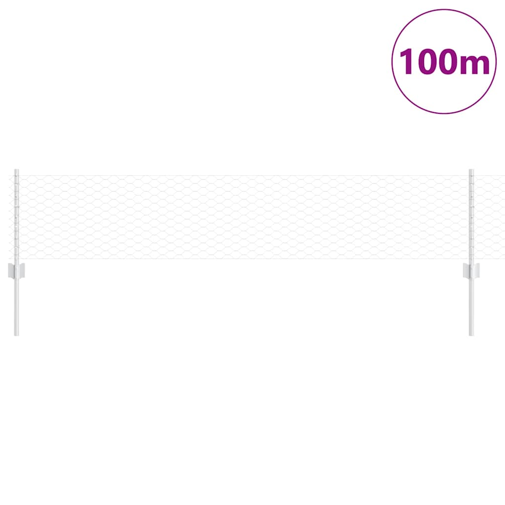 Zavarena žičana ograda 100 x 0,4 m (Š x V)