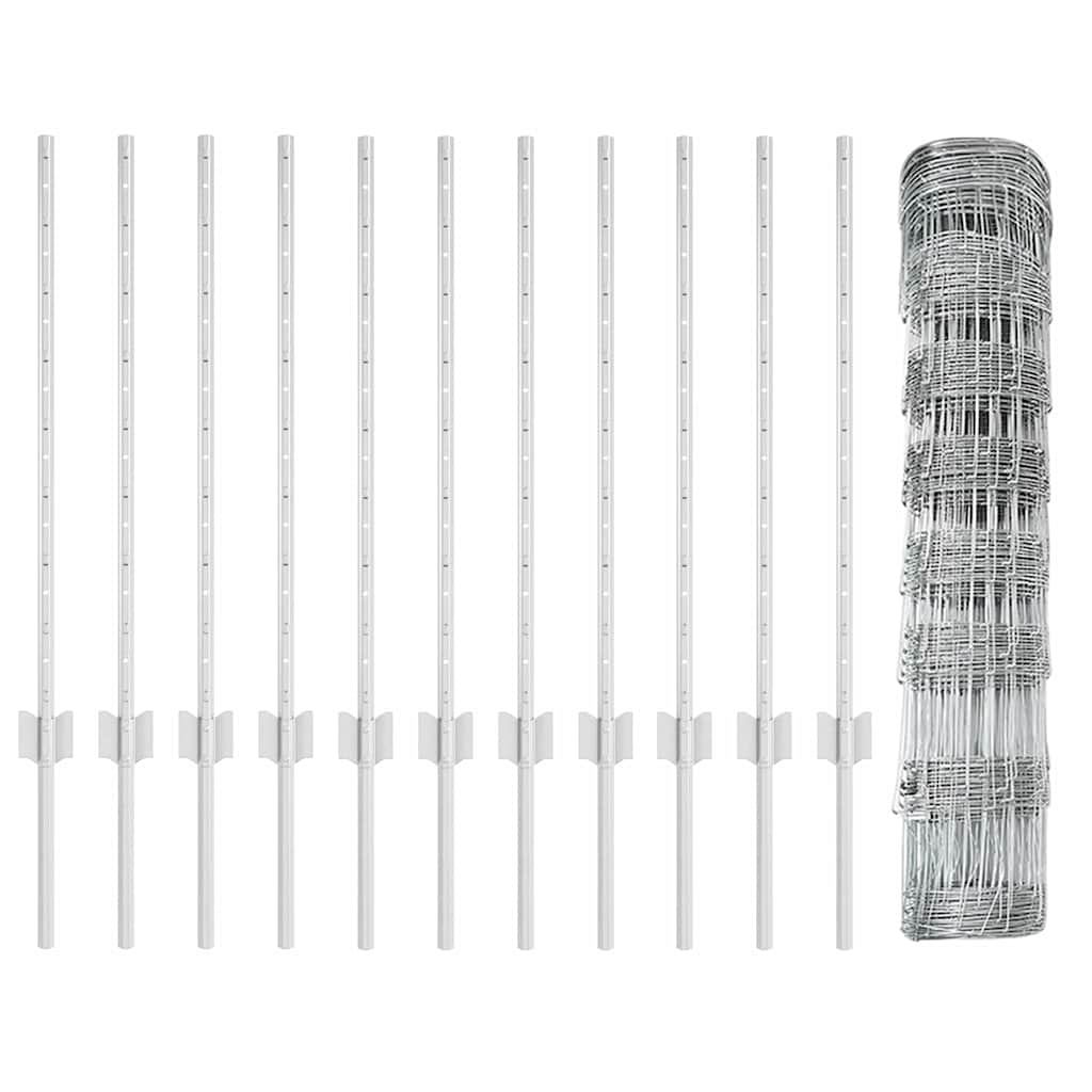 Divlja Ograde s Stupovima 25 x 0,8 m (Š x V)